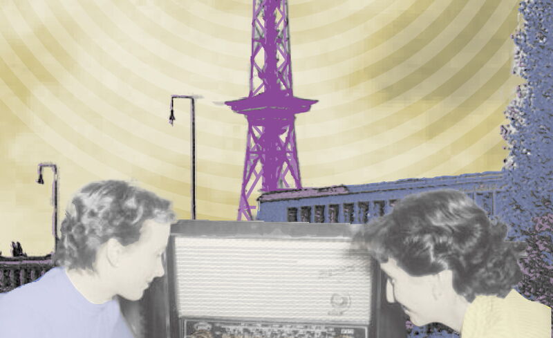 Illustration zur Reihe "Auf Empfang! 100 Jahre Rundfunk"